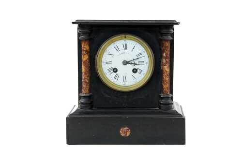 19th century French slate mantel clock