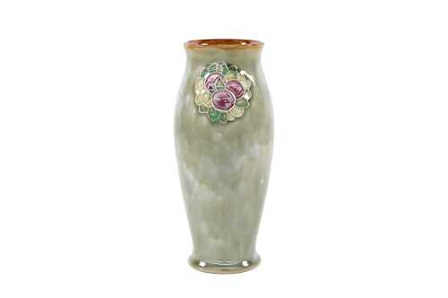 Antique Royal Doulton Lambeth tubelined stoneware vase