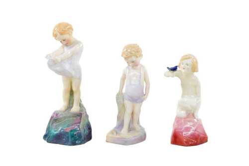 Three Royal Doulton porcelain figures