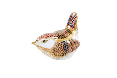 Royal Crown Derby bird porcelain paperweight