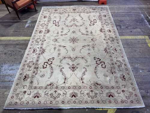 Afghan Chobi hand-woven wool rug