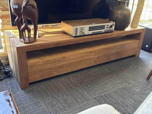 Timber entertainment unit