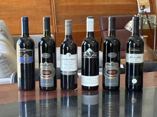 Six assorted Australian wines