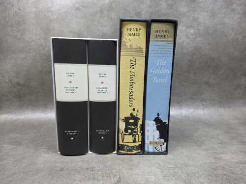 Three Henry James cased book sets, including Folio Society