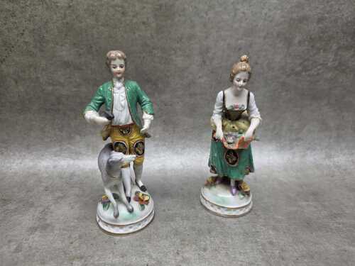 Pair of porcelain figures