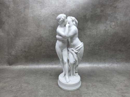 Parian ware Cupid and Psyche figure