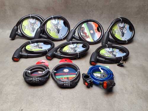 Motorbike and bicycle locks NEW STOCK