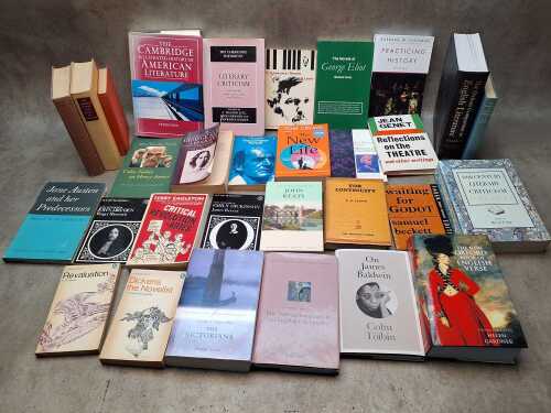 Literary criticism, history and poetry books, including T.S. Eliot