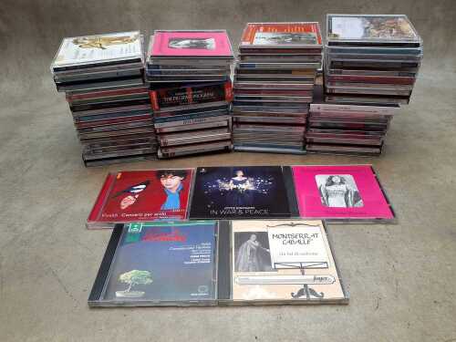 Classical music CDs, including Erato and Challenge Classics