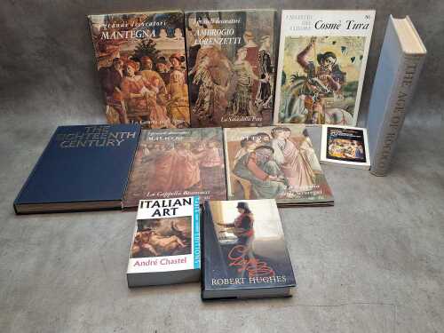 Art reference books, including The Eighteenth Century