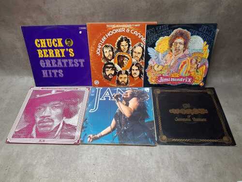 Six Blues Rock and Psych vinyl records