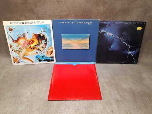 Four Dire Straits vinyl records