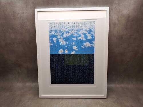 Sandra Williams, Sky Blue, 2/25. Screenprint on paper