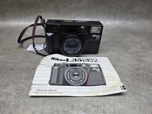 Nikon L35AF2 point and shoot film camera