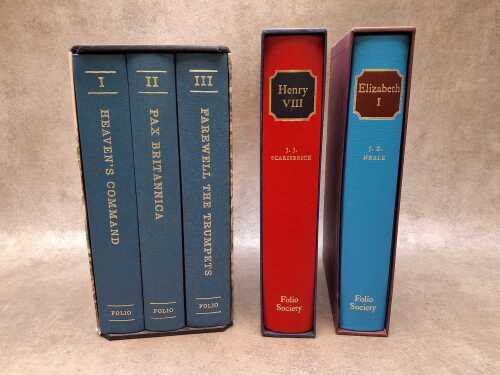 Folio Society books in slipcases