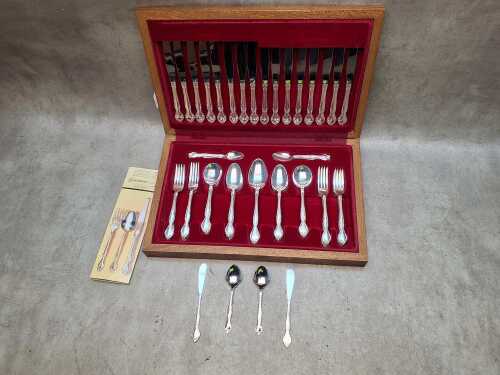 Community 'Affection' silver plated cutlery setting for eight