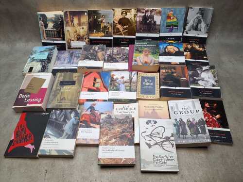 Literature books, including Penguin Classics and Virago
