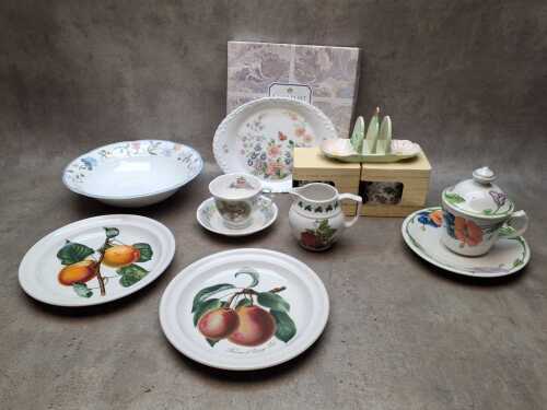 Floral porcelain, including Portmeirion, Villeroy and Boch and Royal Doulton