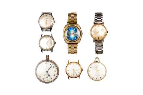 Collection of seven vintage watches