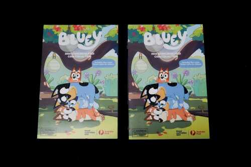 Two Bluey 2026 $2 Uncirculated 7 coin sets