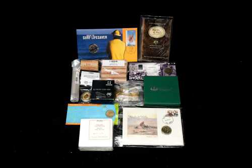 Group of mostly mint Australian coins