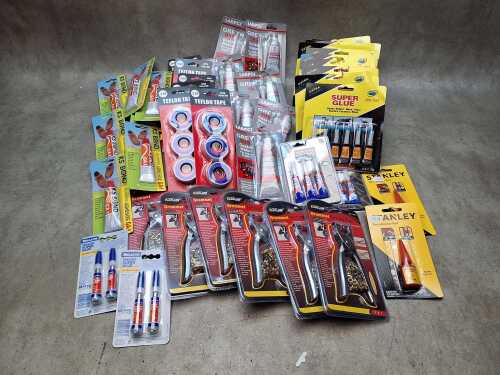 Adhesives and hardware. NEW STOCK