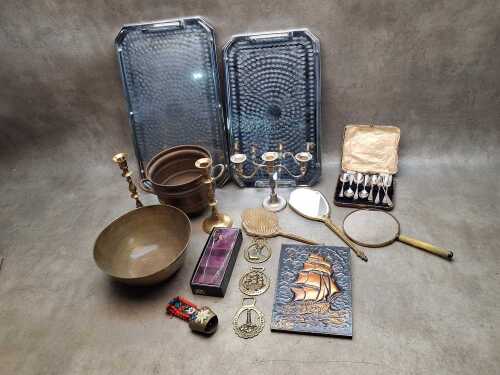 Metalware including early trays