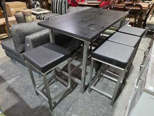 Deck or balcony - Bar table with four stools