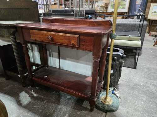 Timber hall table