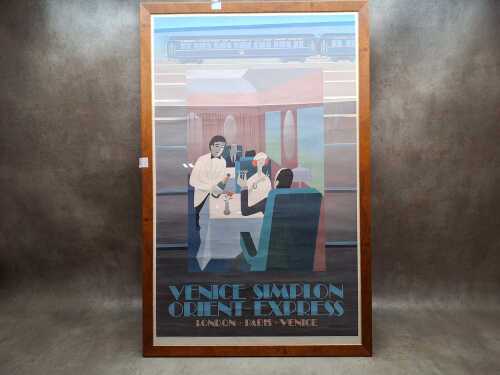 Orient Express framed poster