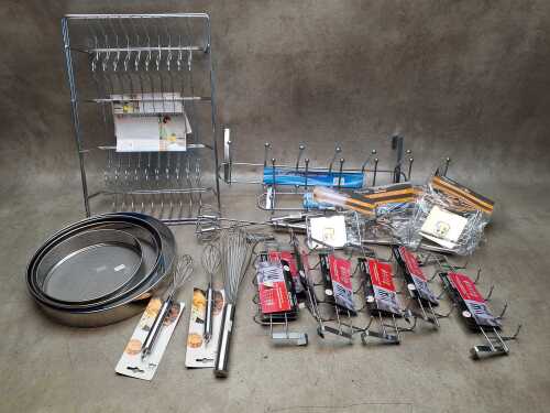Metal homewares and kitchenware. NEW STOCK