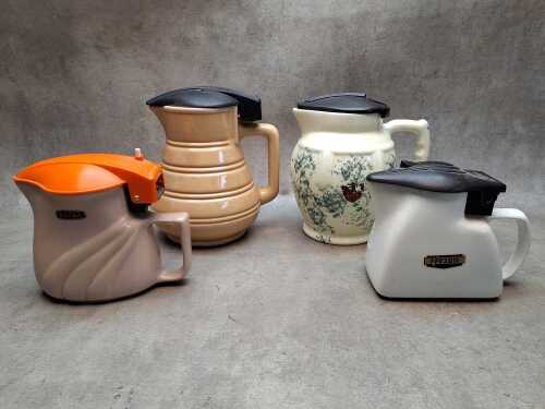 Australian ceramic electric kettles, including art deco