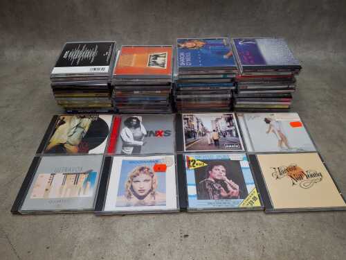 CDs, including Neil Young, Ultravox, Talking Heads