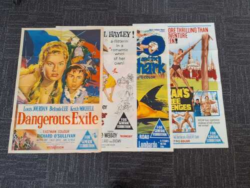 Four LARGE movie posters, including Summer Magic