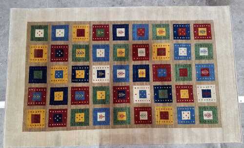 Handmade Gabbeh style rug