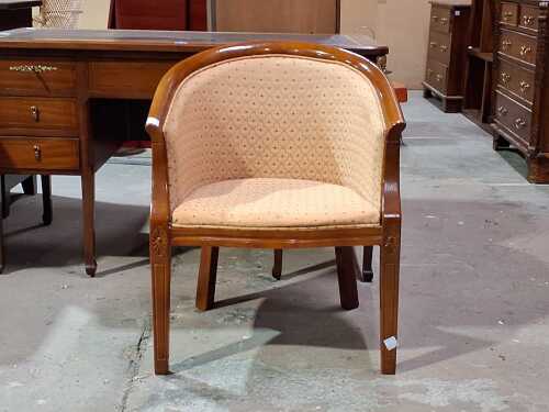 Upholstered tub chair