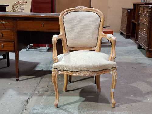 Upholstered armchair