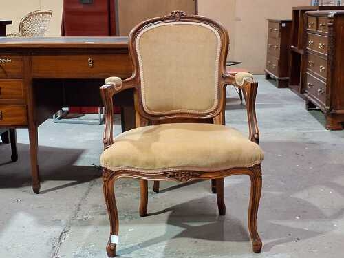 Upholstered armchair