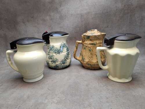 Australian ceramic electric kettles, including art deco