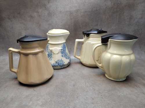 Australian ceramic electric kettles, including art deco