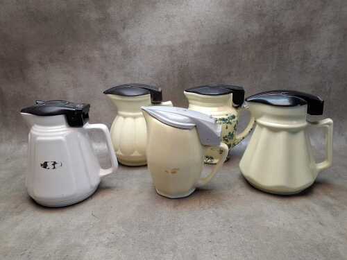 Australian ceramic electric kettles, including art deco