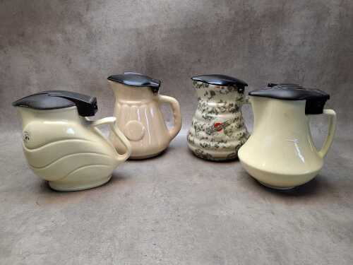 Australian ceramic electric kettles, including art deco