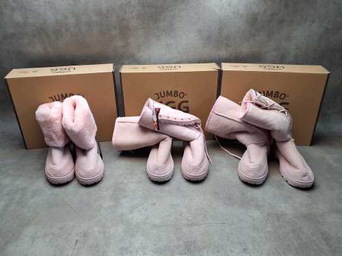Three NEW Jumbo Ugg boots Made in Australia size US 9