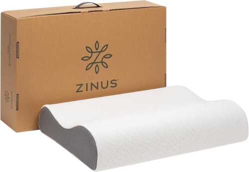 Pair of Zinus Green Tea memory foam pillows