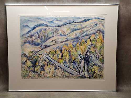 Betty Jungwirth, Jeeralangs. Watercolour painting on paper
