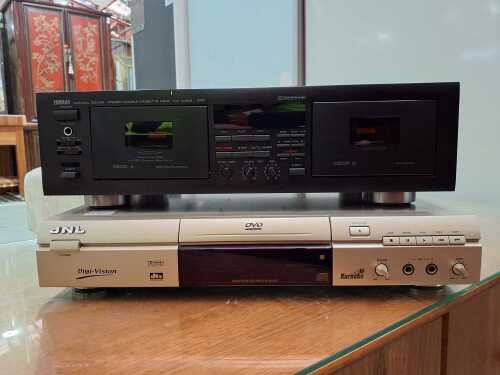 Two audio visual components