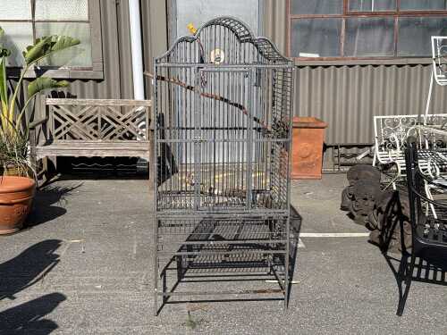 Decorative metal bird cage