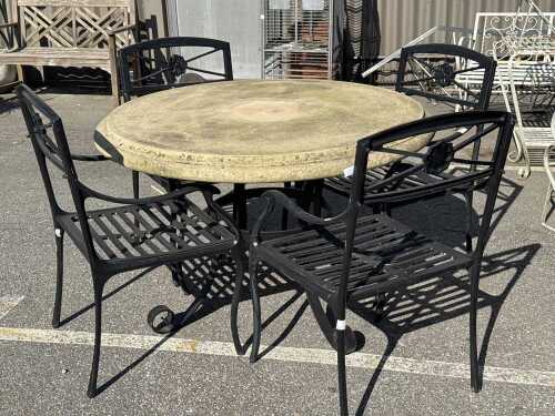 Five piece outdoor setting