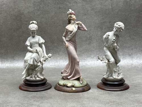 Three Italian decorative figures