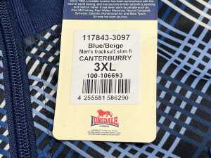 Lonsdale Canterbury Men's Tracksuit Slim Fit size 3XL RRP $190 - 4